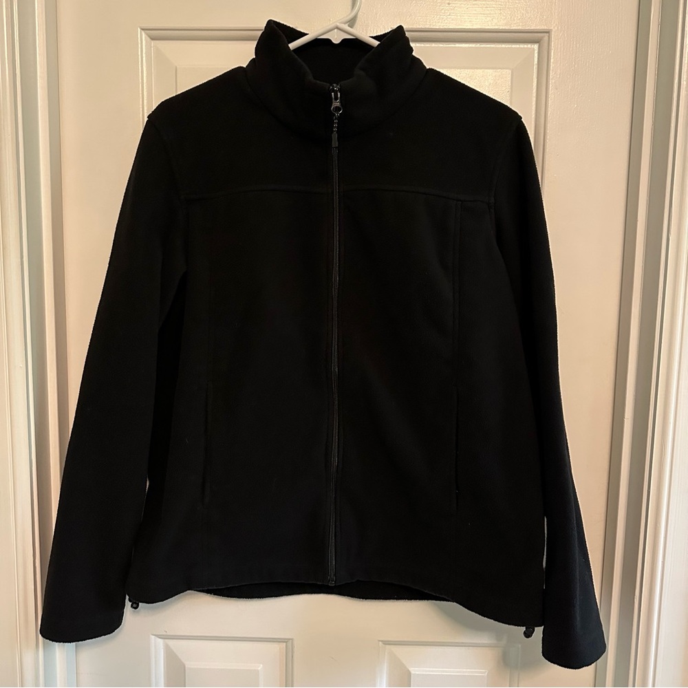 Black Fleece Jacket, Size L